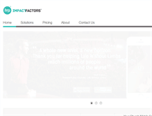 Tablet Screenshot of impactfactors.net